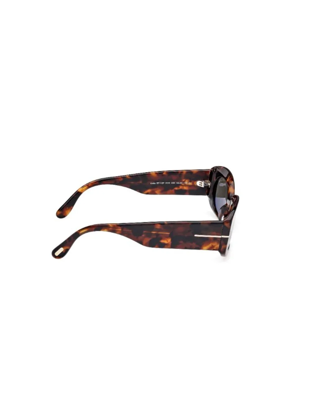New Tom Ford Women's Sunglasses Havana Round Green Lens Injected Frame FT1187 52